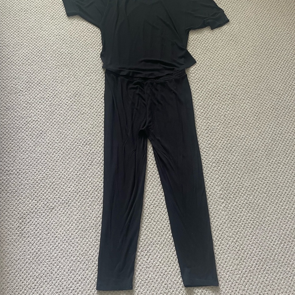 Black Two-Piece Lounge Set